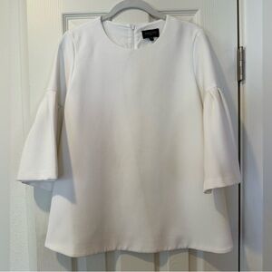 EUC Avon Lane White Women's Harper Bell Sleeve top size M
